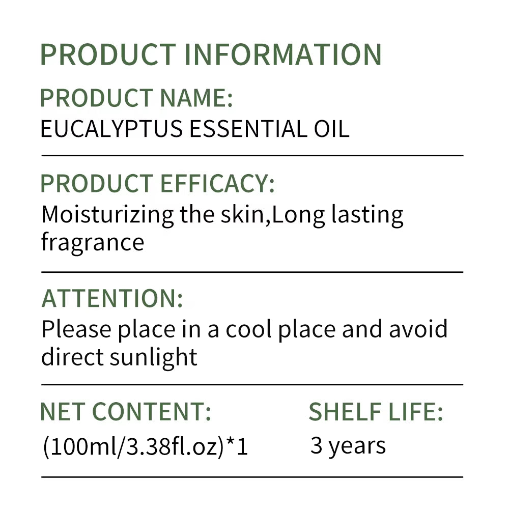 Eucalyptus Plant Essential Oil